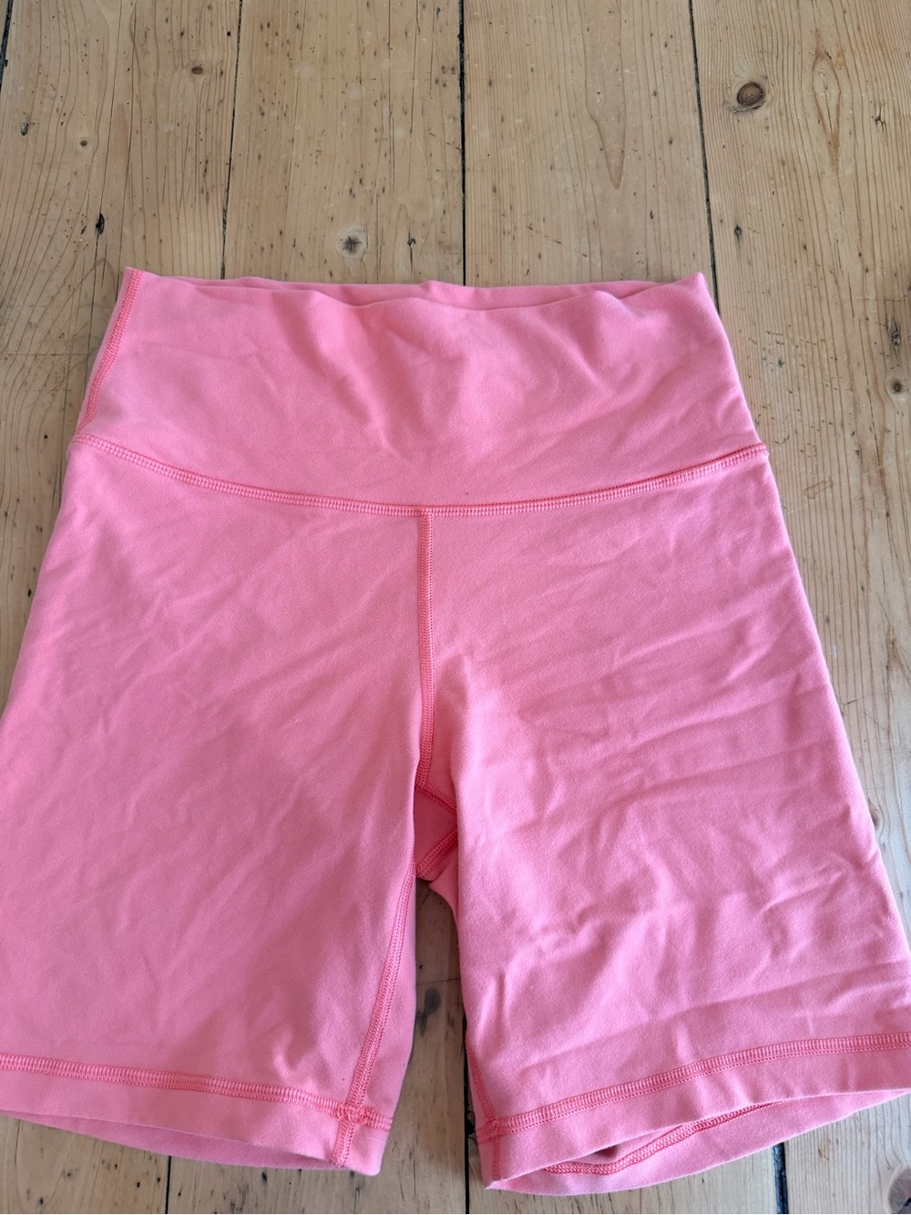 Women's High-Waist Pink Active Shorts